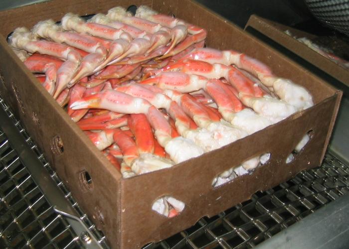 Packaged Snow Crab